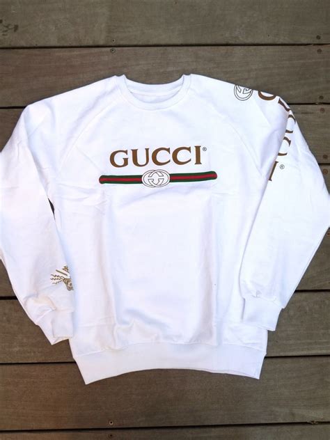 gucci vintage x tisa crewneck by illconcept|Gucci Vintage Logo Crewneck .